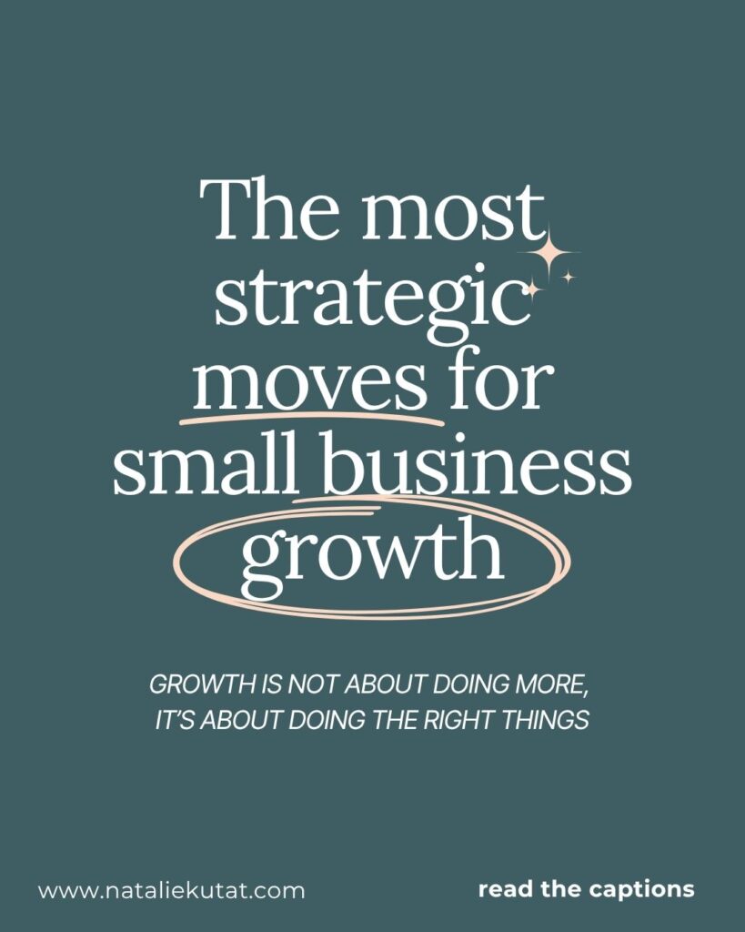 strategic moves for small business growth